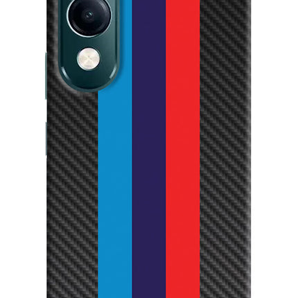 BMW Stripes Pattern iQOO Z10 Lite 5G Hard Case Back Cover by Casekaro