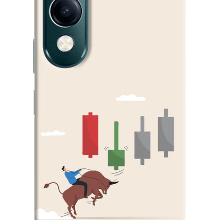 Bull Trading Momentum iQOO Z10 Lite 5G Hard Case Back Cover by Casekaro