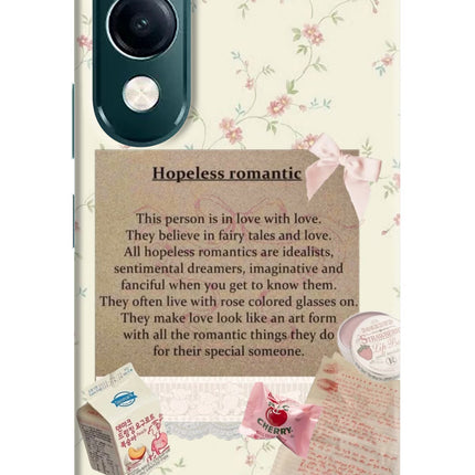 Hopeless Romantic iQOO Z10 Lite 5G Hard Case Back Cover by Casekaro