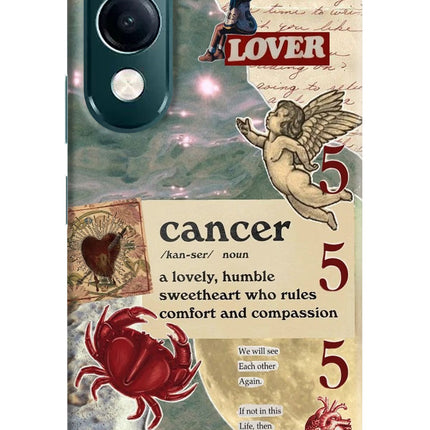 Cancer Zodiac iQOO Z10 Lite 5G Hard Case Back Cover by Casekaro