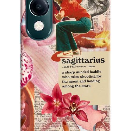 Sagittarius Zodiac iQOO Z10 Lite 5G Hard Case Back Cover by Casekaro