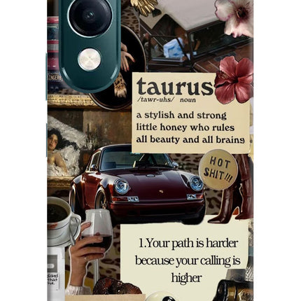 Taurus Zodiac iQOO Z10 Lite 5G Hard Case Back Cover by Casekaro