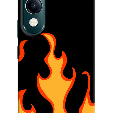 Fired Up – Black iQOO Z10 Lite 5G Hard Case Back Cover by Casekaro