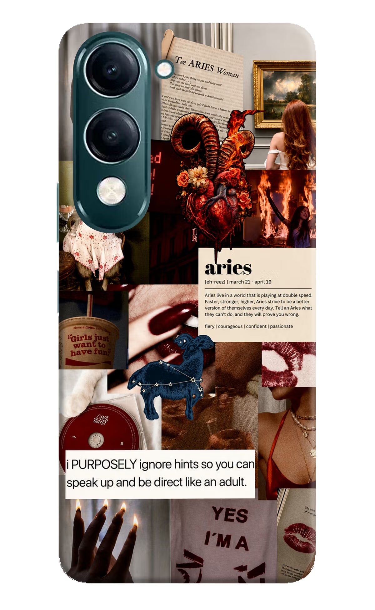 Zodiac Aries iQOO Z10 Lite 5G Back Cover