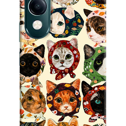 Cool Cat iQOO Z10 Lite 5G Hard Case Back Cover by Casekaro