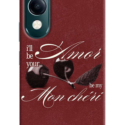 Velvet Cherry iQOO Z10 Lite 5G Hard Case Back Cover by Casekaro