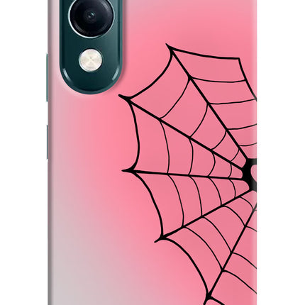 Pink Web iQOO Z10 Lite 5G Hard Case Back Cover by Casekaro