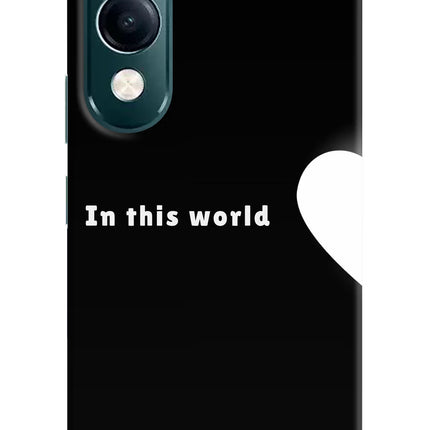 This World iQOO Z10 Lite 5G Hard Case Back Cover by Casekaro