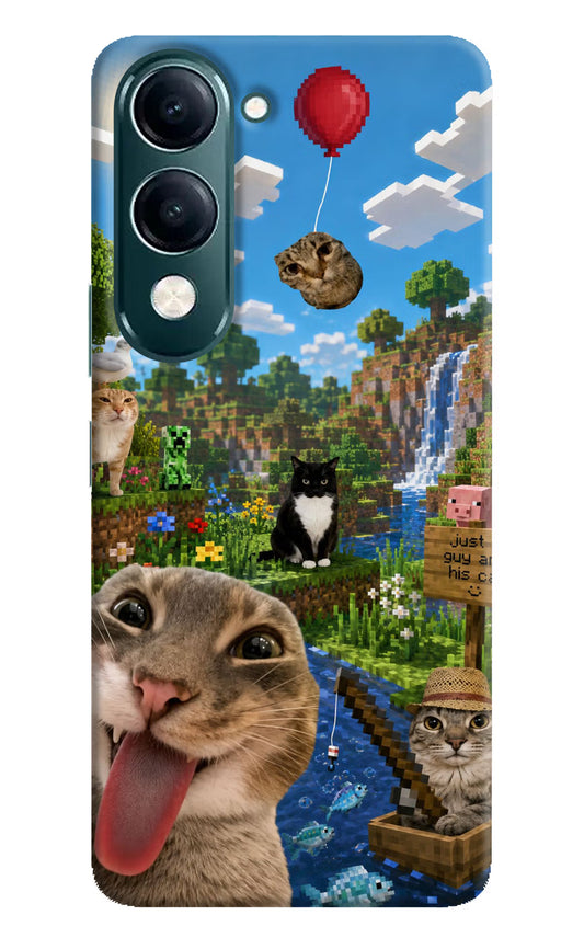 Minecraft Cat Chaos iQOO Z10 Lite 5G Back Cover