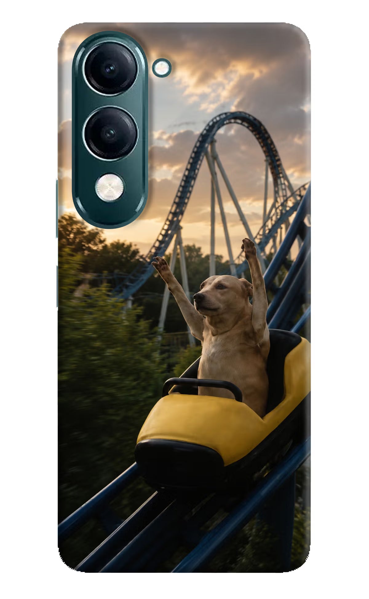 Rollercoaster Dog iQOO Z10 Lite 5G Back Cover