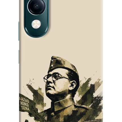 Netaji Rising iQOO Z10 Lite 5G Hard Case Back Cover by Casekaro