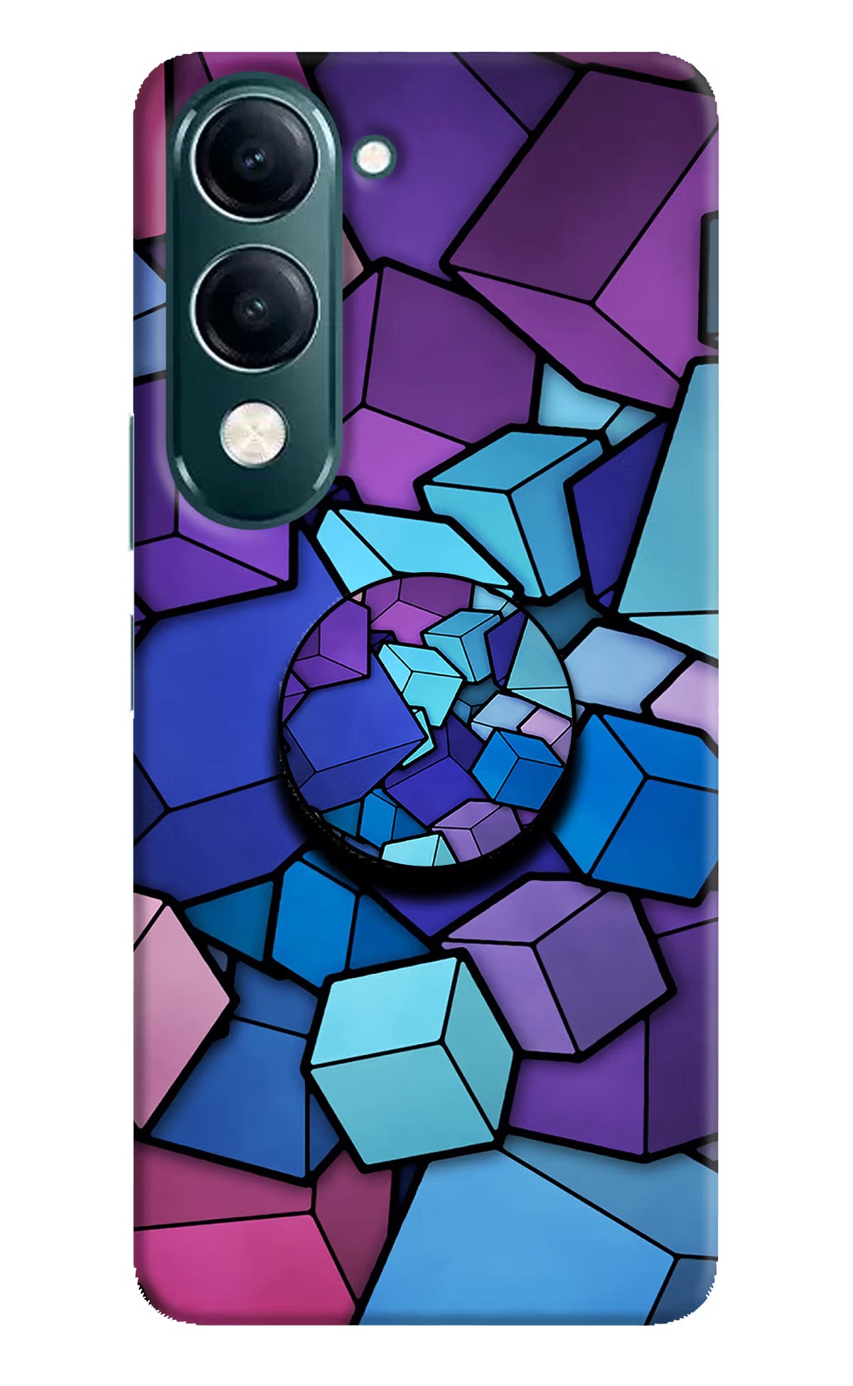 Cubic Abstract iQOO Z10 Lite 5G Pop Case
