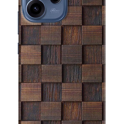 Wooden Cube Design Oppo Reno15c 5G Hard Case Back Cover by Casekaro