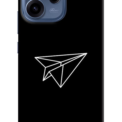 Paper Plane White Oppo Reno15c 5G Hard Case Back Cover by Casekaro