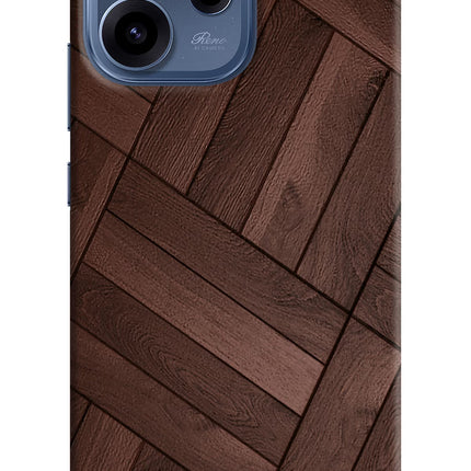 Wooden Texture Design Oppo Reno15c 5G Hard Case Back Cover by Casekaro