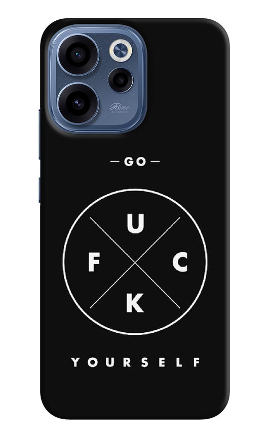 Go Fuck Yourself Oppo Reno15c 5G Back Cover