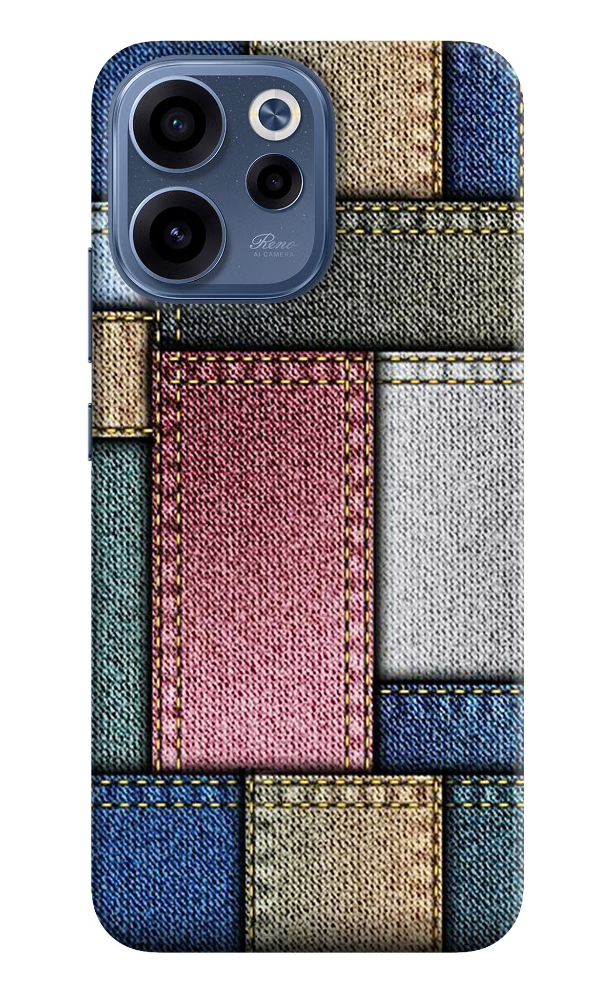 Multicolor Jeans Oppo Reno15c 5G Back Cover