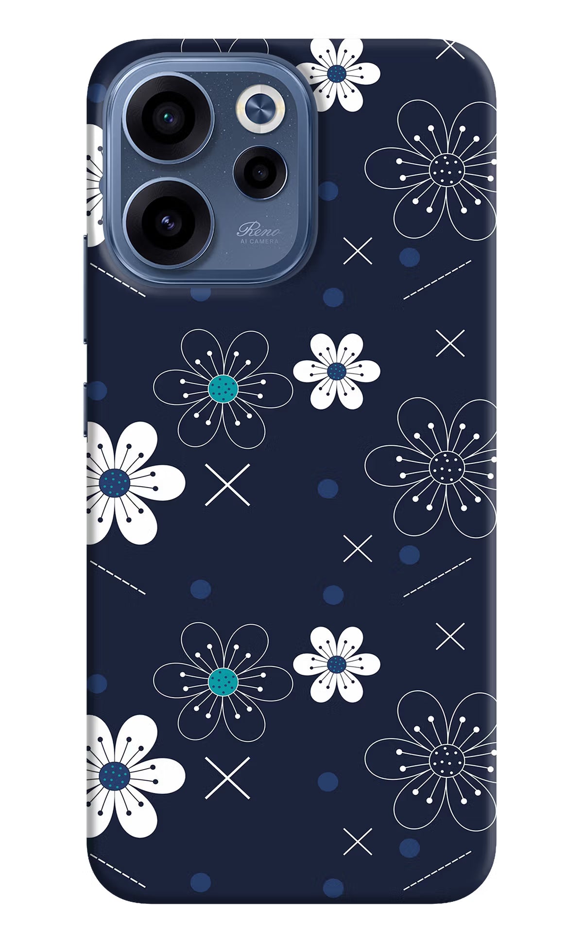 Flowers Oppo Reno15c 5G Back Cover