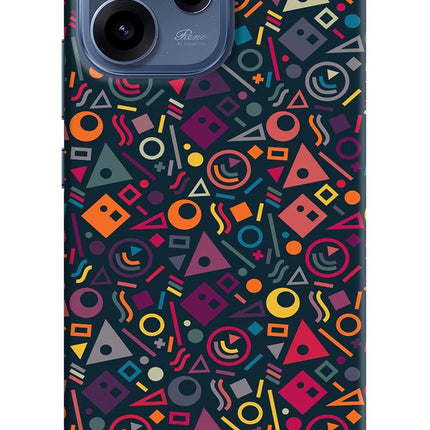 Geometric Abstract Oppo Reno15c 5G Hard Case Back Cover by Casekaro