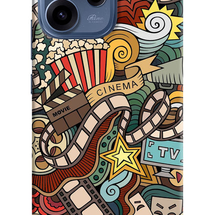 Cinema Abstract Oppo Reno15c 5G Hard Case Back Cover by Casekaro