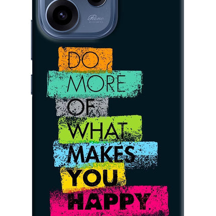 Do More Of What Makes You Happy Oppo Reno15c 5G Hard Case Back Cover by Casekaro