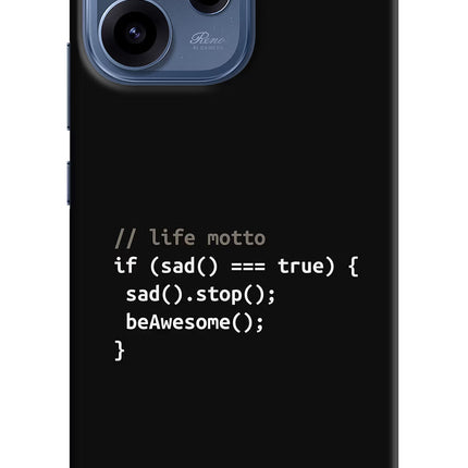 Life Motto Code Oppo Reno15c 5G Hard Case Back Cover by Casekaro