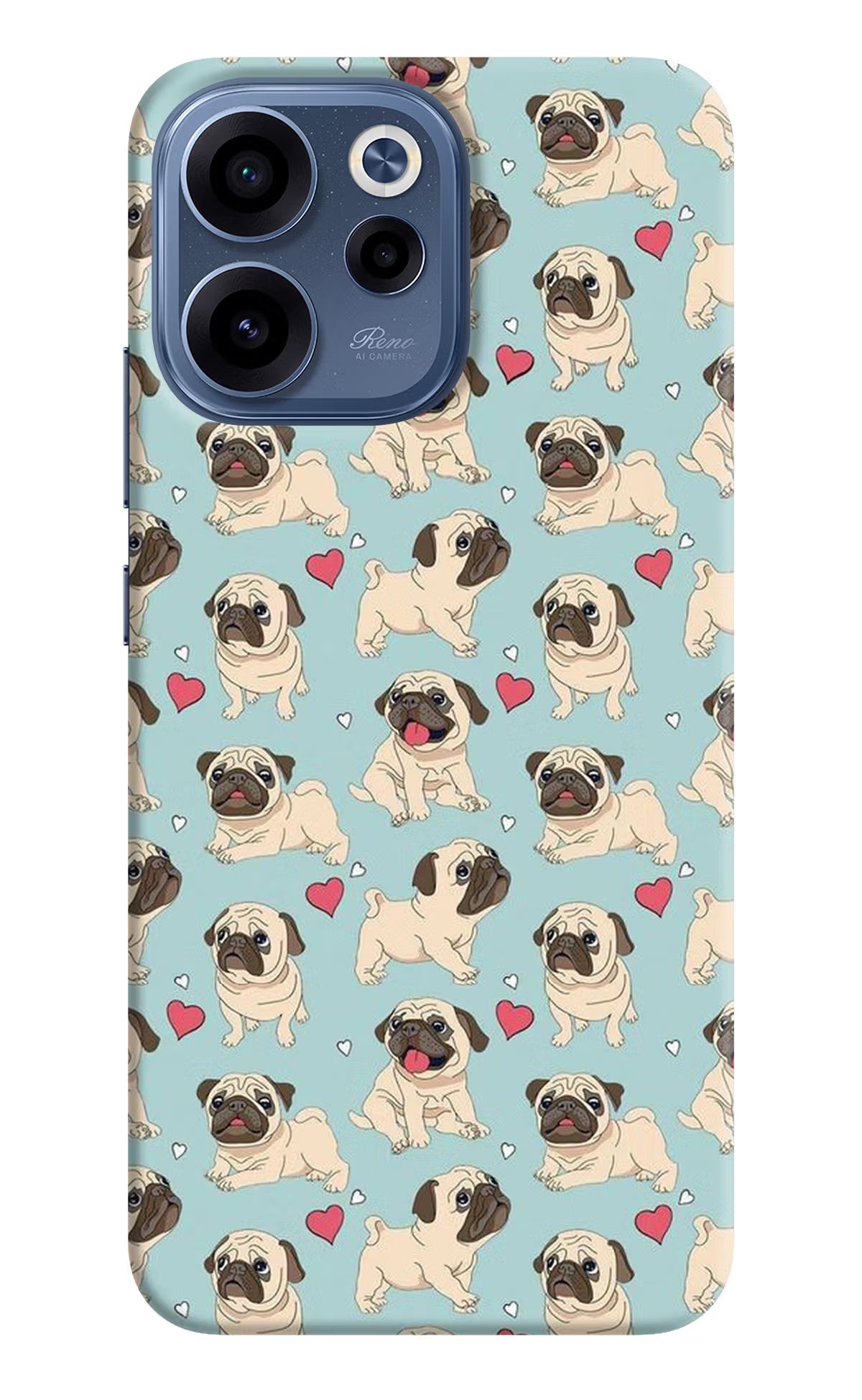 Pug Dog Oppo Reno15c 5G Back Cover