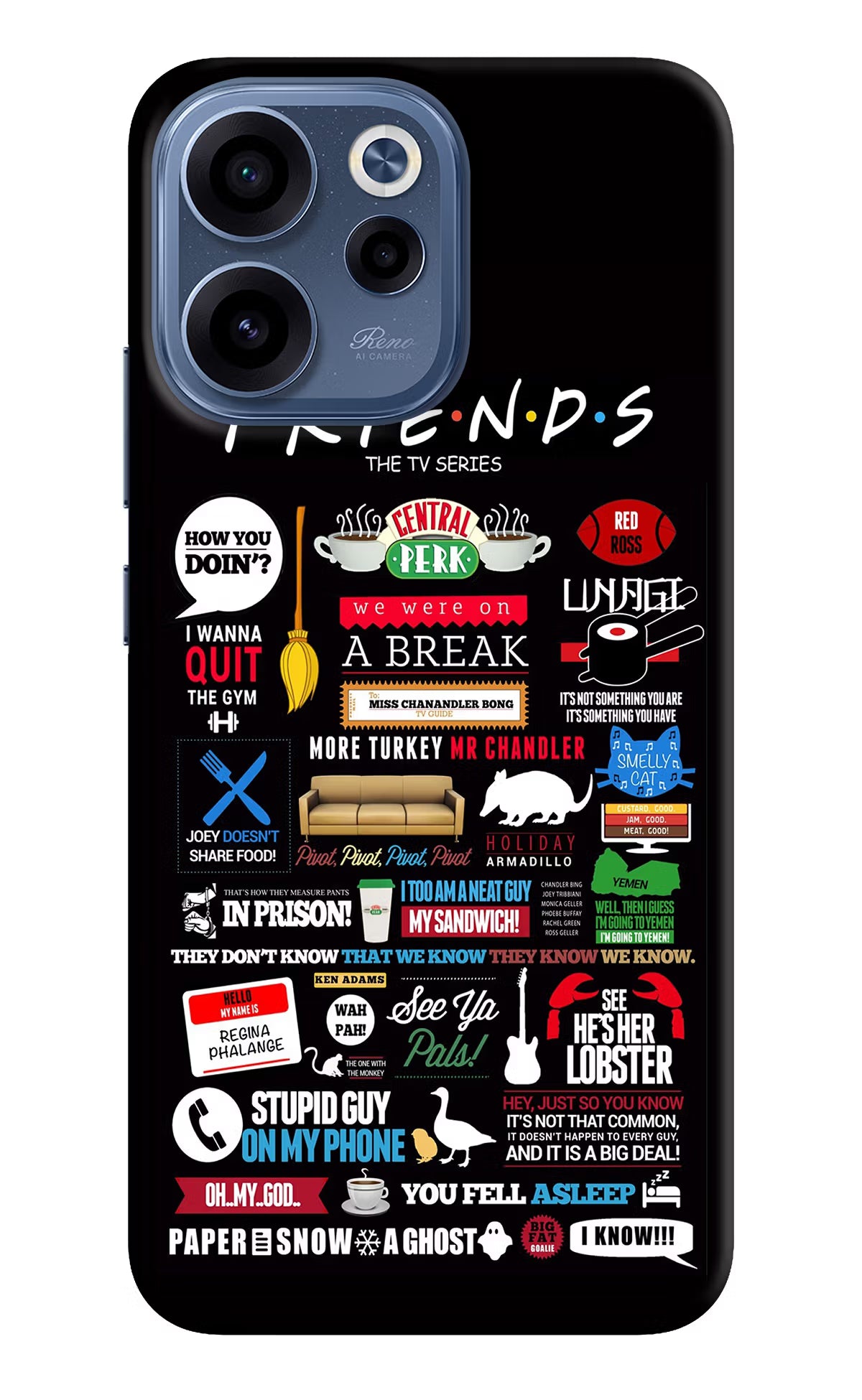 FRIENDS Oppo Reno15c 5G Back Cover