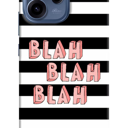 Blah Blah Blah Oppo Reno15c 5G Hard Case Back Cover by Casekaro