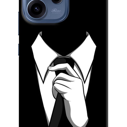 Black Tie Oppo Reno15c 5G Hard Case Back Cover by Casekaro