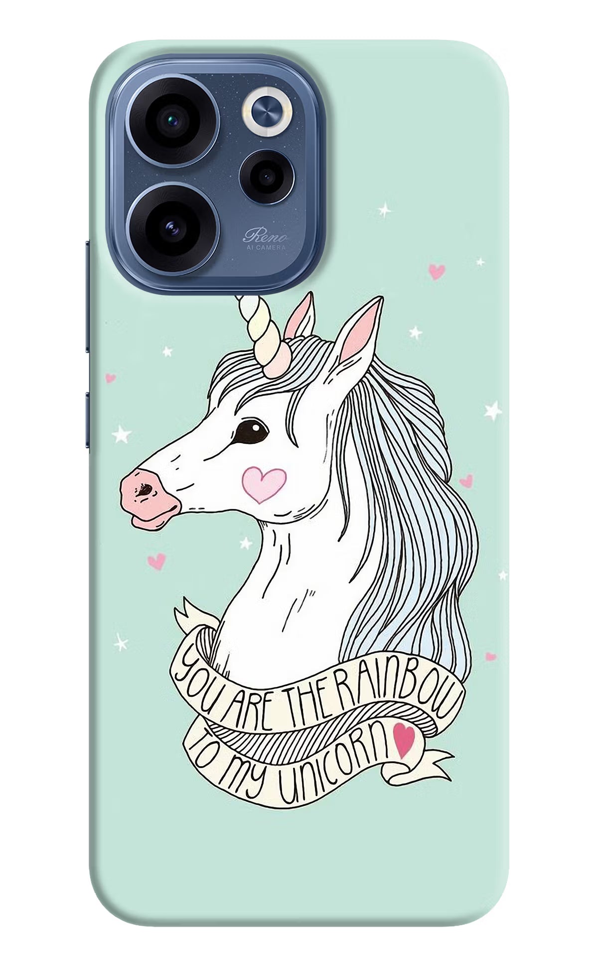 Unicorn Wallpaper Oppo Reno15c 5G Back Cover