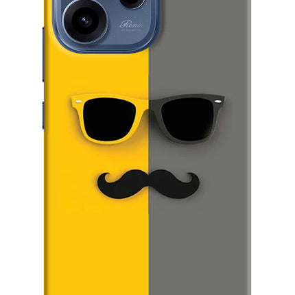Sunglasses with Mustache Oppo Reno15c 5G Hard Case Back Cover by Casekaro