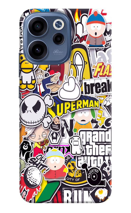 Sticker Bomb Oppo Reno15c 5G Back Cover