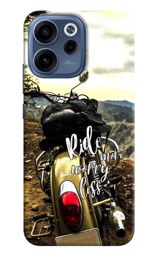 Ride More Worry Less Oppo Reno15c 5G Back Cover