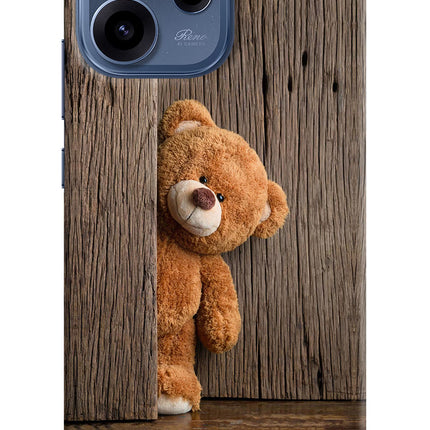Teddy Wooden Oppo Reno15c 5G Hard Case Back Cover by Casekaro