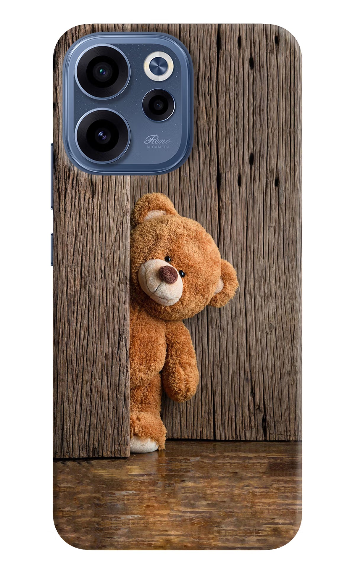 Teddy Wooden Oppo Reno15c 5G Back Cover