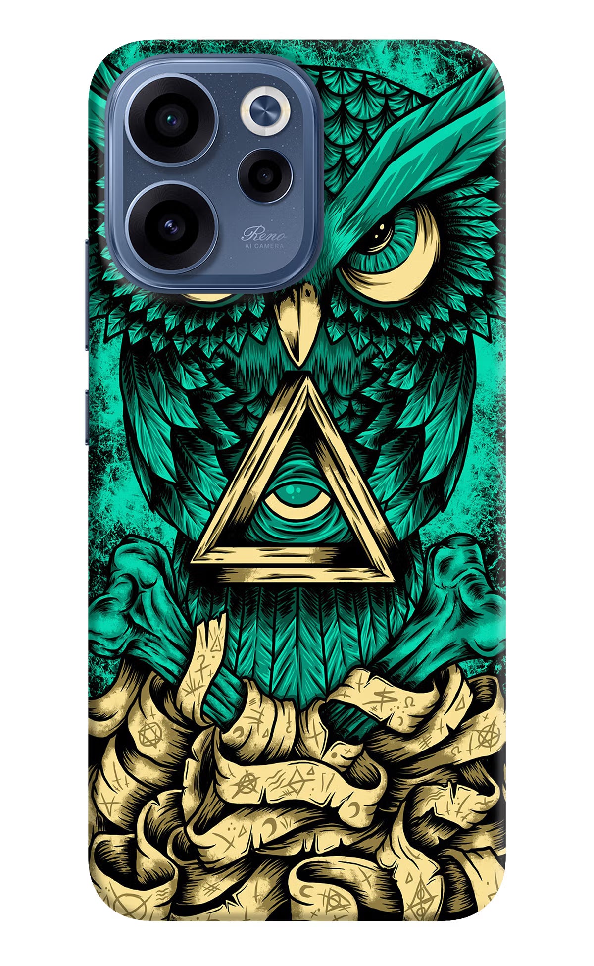 Green Owl Oppo Reno15c 5G Back Cover
