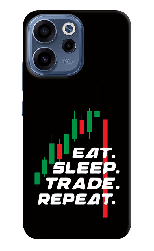 Eat Sleep Trade Repeat Oppo Reno15c 5G Back Cover