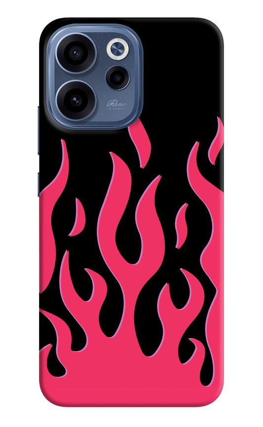 Fire Flames Oppo Reno15c 5G Back Cover