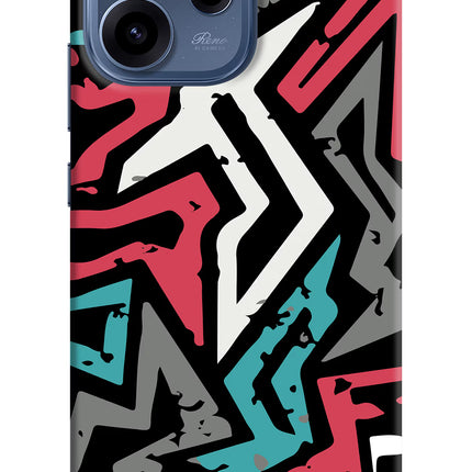 Geometric Graffiti Oppo Reno15c 5G Hard Case Back Cover by Casekaro
