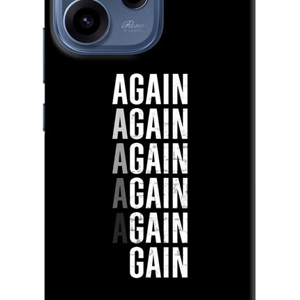 Again Again Gain Oppo Reno15c 5G Hard Case Back Cover by Casekaro