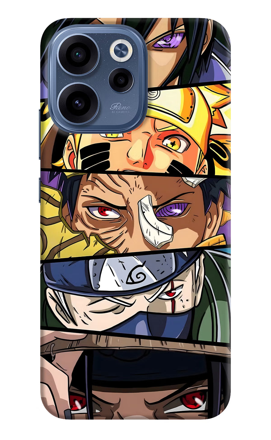 Naruto Character Oppo Reno15c 5G Back Cover, Hard case