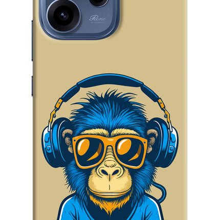 Monkey Headphone Oppo Reno15c 5G Hard Case Back Cover by Casekaro