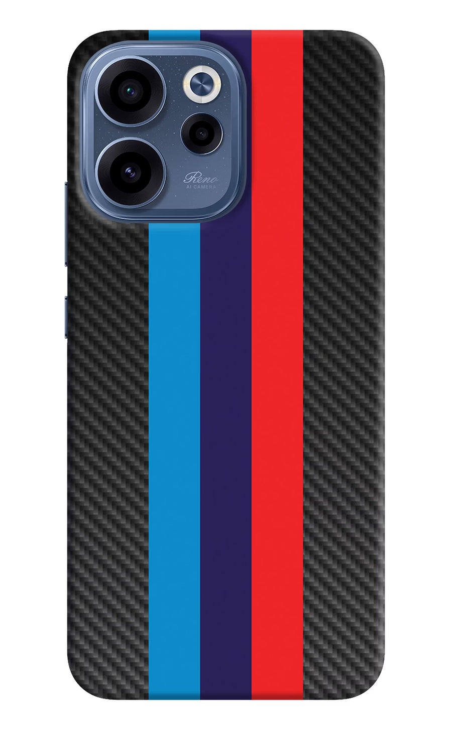 BMW Stripes Pattern Oppo Reno15c 5G Back Cover, Hard case