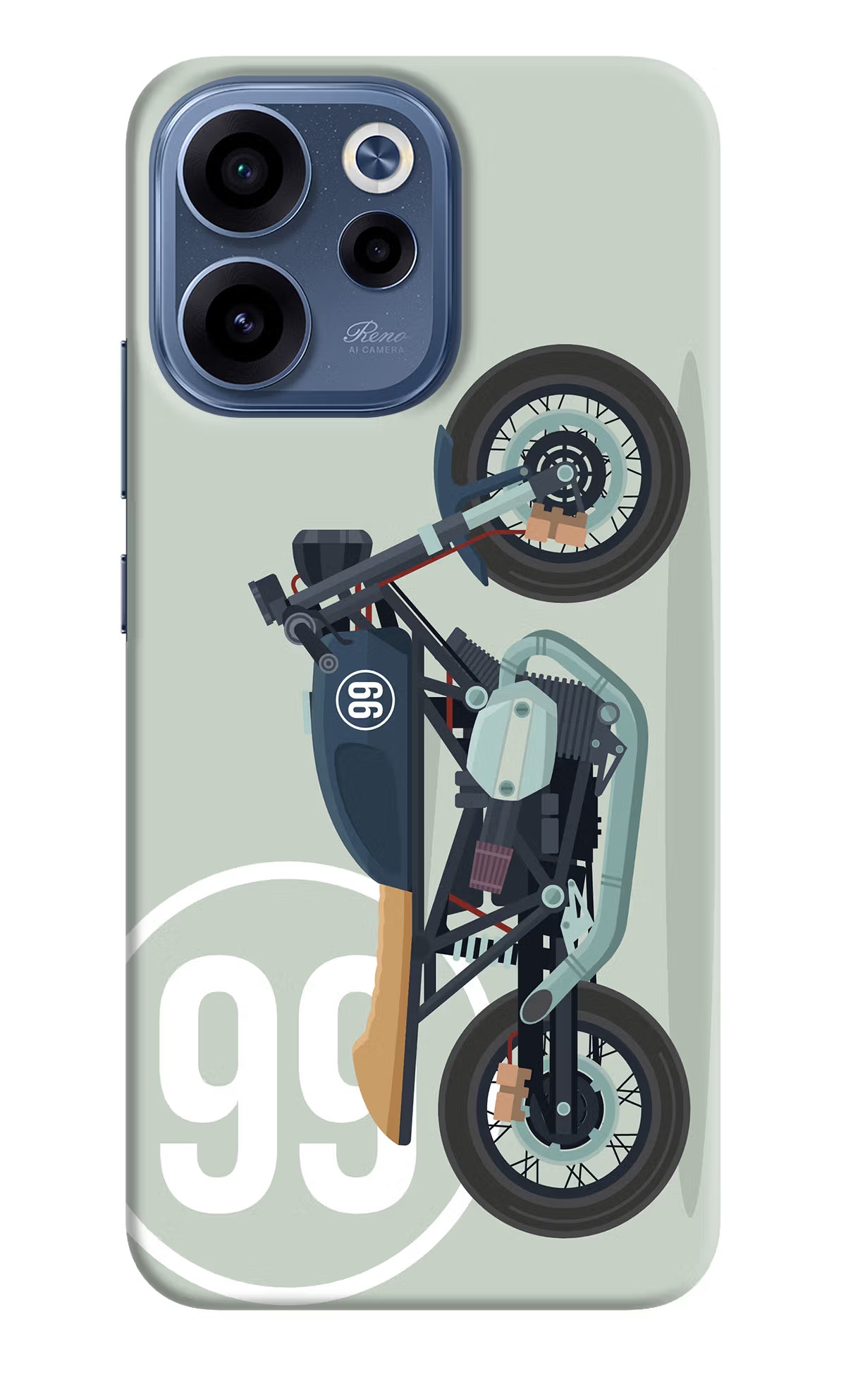 Classic Cafe Racer 99 Oppo Reno15c 5G Back Cover