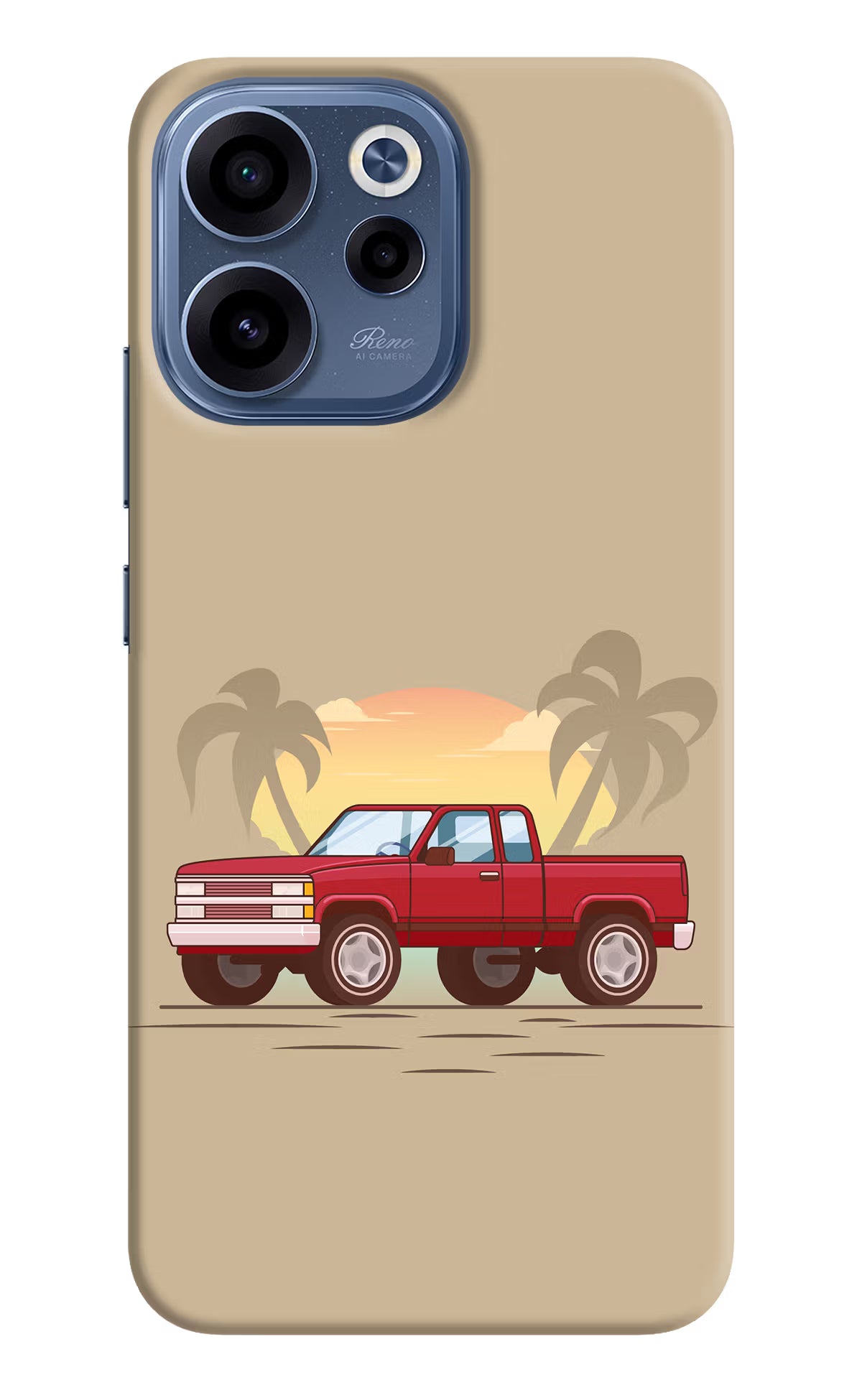 Desert Classic Drive Oppo Reno15c 5G Back Cover