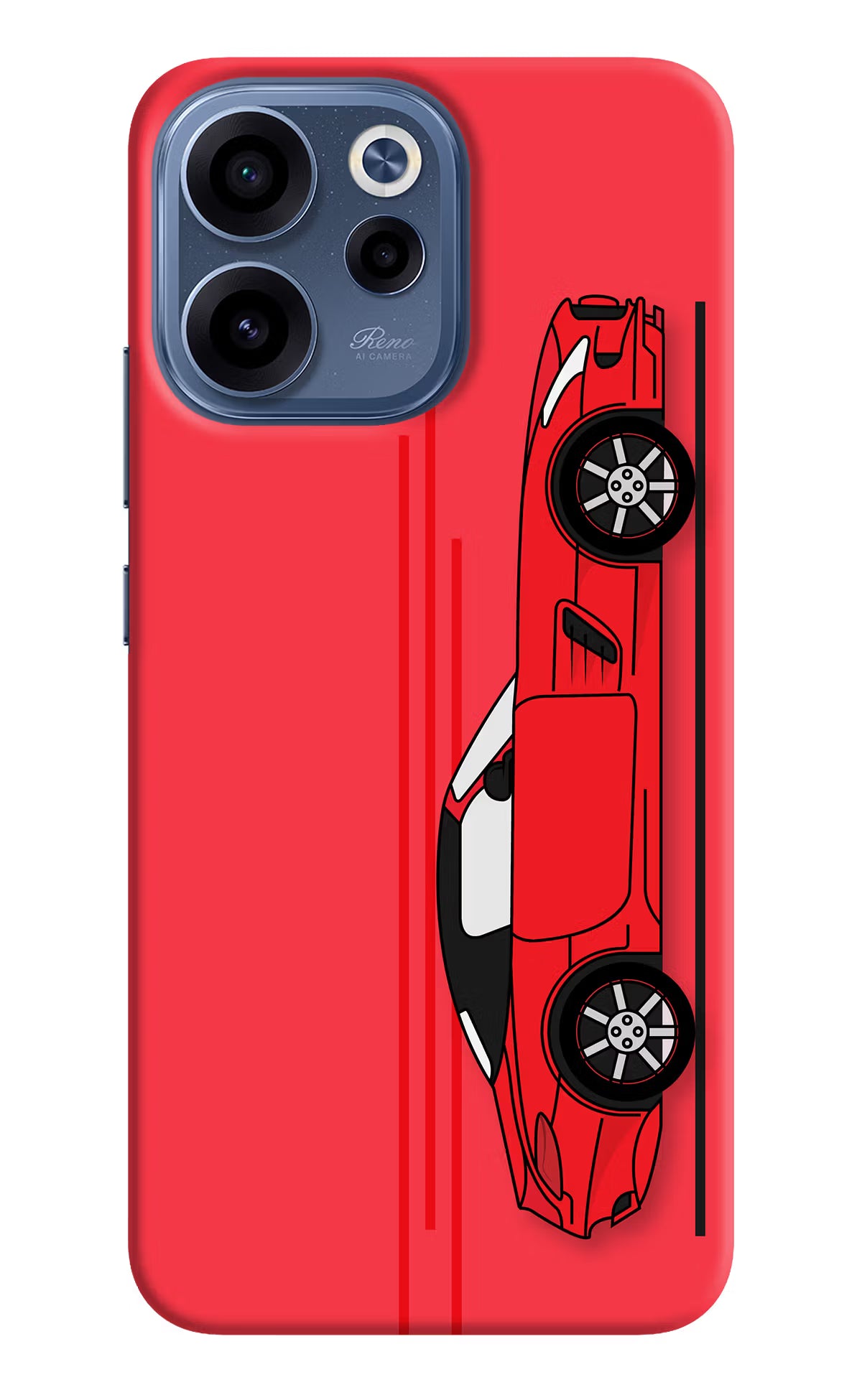 Red Velocity Oppo Reno15c 5G Back Cover