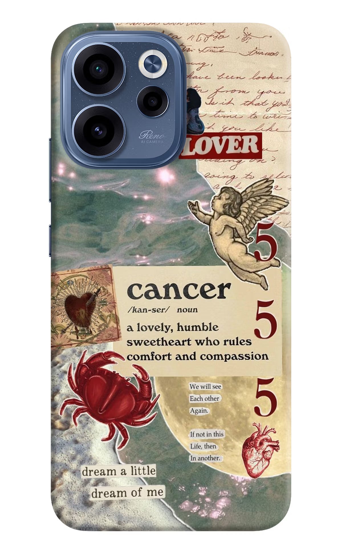 Cancer Zodiac Oppo Reno15c 5G Back Cover