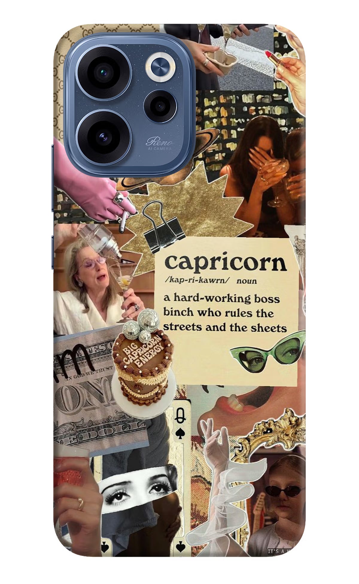 Capricorn Zodiac Oppo Reno15c 5G Back Cover