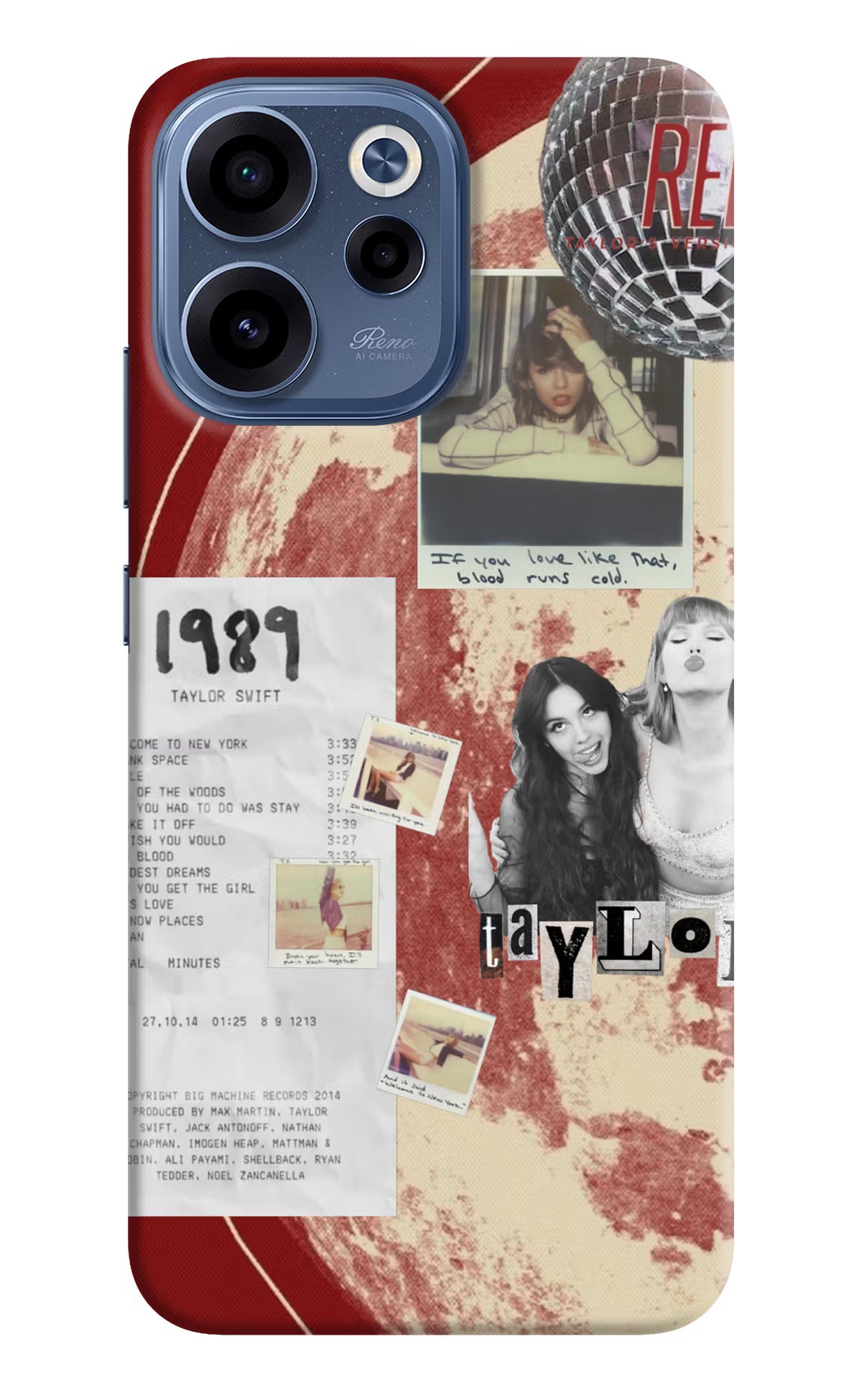 Taylor Swift Oppo Reno15c 5G Back Cover
